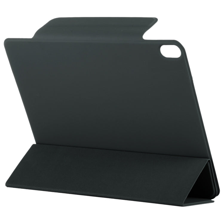 For iPad Air 13 2025 / 2024 Double-sided Clip Fixed Buckle Magnetic PU Leather Smart Tablet Case(Black)