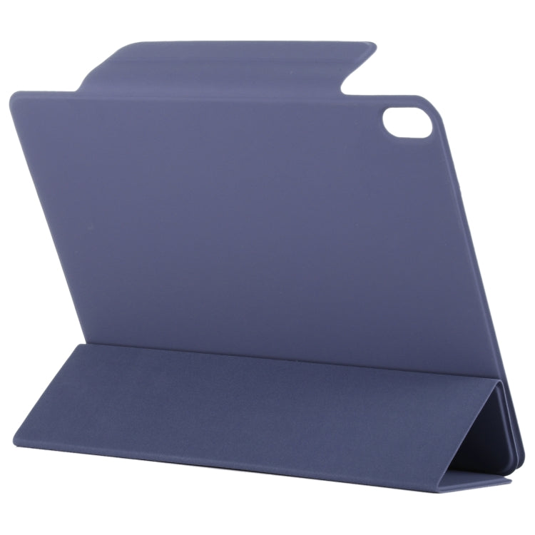 For iPad Air 13 2024 Double-sided Clip Fixed Buckle Magnetic PU Leather Smart Tablet Case(Dark Blue) - iPad Air 13 2024 Cases by PMC TechLife | Online Shopping South Africa | PMC TechLife | Buy Now Pay Later Mobicred