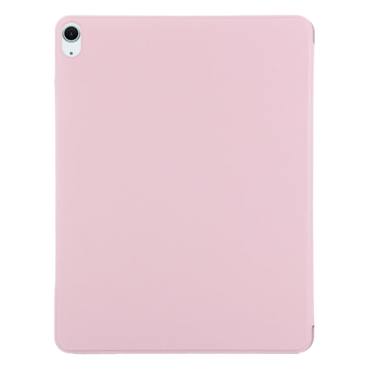For iPad Air 13 2025 / 2024 Double-sided Clip Fixed Buckle Magnetic PU Leather Smart Tablet Case(Rose Gold) - iPad Air 13 2025 / 2024 Cases by PMC TechLife | Online Shopping South Africa | PMC TechLife | Buy Now Pay Later Mobicred
