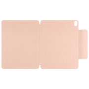 For iPad Air 13 2025 / 2024 Double-sided Clip Fixed Buckle Magnetic PU Leather Smart Tablet Case(Gold)