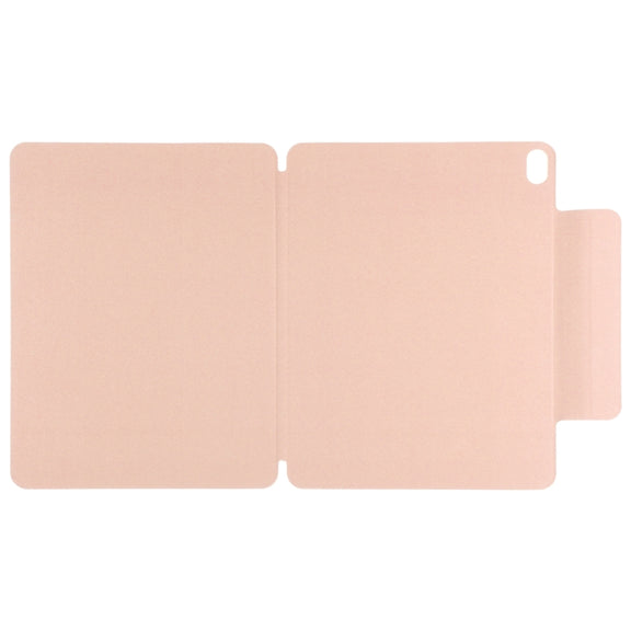 For iPad Air 13 2025 / 2024 Double-sided Clip Fixed Buckle Magnetic PU Leather Smart Tablet Case(Gold)