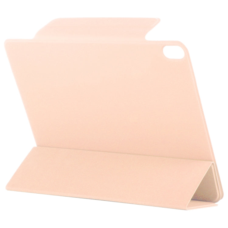 For iPad Air 13 2025 / 2024 Double-sided Clip Fixed Buckle Magnetic PU Leather Smart Tablet Case(Gold) - iPad Air 13 2025 / 2024 Cases by PMC TechLife | Online Shopping South Africa | PMC TechLife | Buy Now Pay Later Mobicred