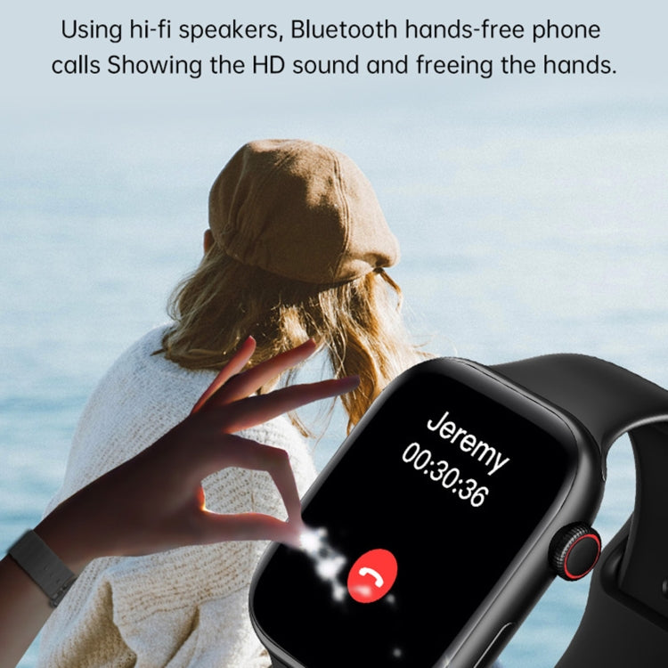 WS11 MAX 2.2 inch Fitness Sport Smart Watch, Support Bluetooth Call / Sleep / Blood Oxygen / Heart Rate / Blood Pressure Health Monitor(Black)