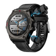 LC18 1.53 inch IP67 BT5.0 Sport Smart Watch with Earbuds, Support Bluetooth Call / Sleep / Blood Oxygen / Heart Rate / Blood Pressure Health Monitor(Black) - Smart Watches by PMC TechLife | Online Shopping South Africa | PMC TechLife | Buy Now Pay Later Mobicred