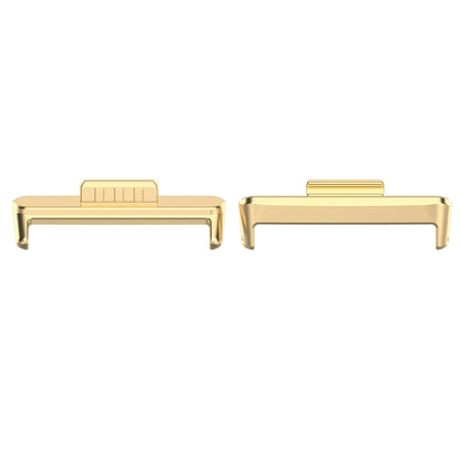 For Huawei Watch Fit3 20mm 1 Pair Stainless Steel Metal Watch Band Connector(Gold) - free shipping - PMC Jewellery - Order now!
