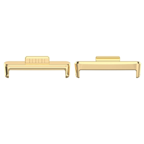 For Huawei Watch Fit3 20mm 1 Pair Stainless Steel Metal Watch Band Connector(Gold)