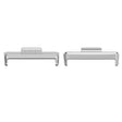 For Huawei Watch Fit3 20mm 1 Pair Stainless Steel Metal Watch Band Connector(Silver) - free shipping - PMc TechLife - Order now!