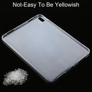 For iPad Air 11 2025 / 2024 / 5 / 4 0.75mm Shockproof Outside Glossy Inside Frosted TPU Tablet Case(Transparent)