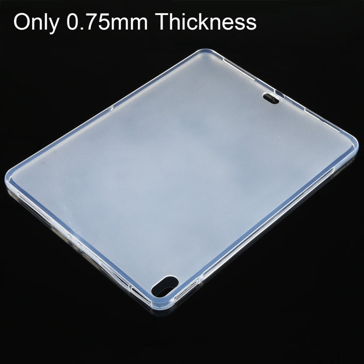 For iPad Air 13 2024 0.75mm Shockproof Outside Glossy Inside Frosted TPU Tablet Case(Transparent) - iPad Air 13 2024 Cases by PMC TechLife | Online Shopping South Africa | PMC TechLife | Buy Now Pay Later Mobicred