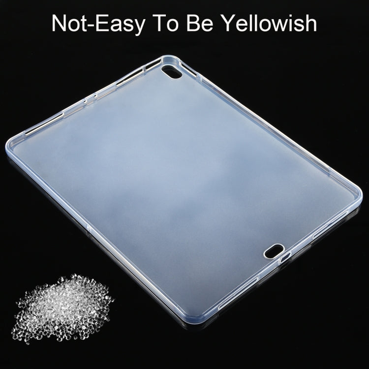 For iPad Air 13 2024 0.75mm Shockproof Outside Glossy Inside Frosted TPU Tablet Case(Transparent) - iPad Air 13 2024 Cases by PMC TechLife | Online Shopping South Africa | PMC TechLife | Buy Now Pay Later Mobicred