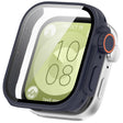 For Huawei Watch Fit3 PC + Tempered Glass Film Full Coverage Watch Protective Case(Midnight Blue) - Watch Cases by PMC TechLife | Online Shopping South Africa | PMC TechLife | Buy Now Pay Later Mobicred