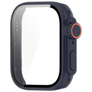 For Huawei Watch Fit3 PC + Tempered Glass Film Full Coverage Watch Protective Case(Midnight Blue)