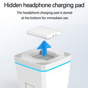 H49 3 in 1 Multi-function Magnetic Wireless Charger(Dark Grey)
