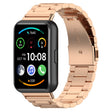 For Huawei Watch Fit 3 Three Bead Stainless Steel Metal Watch Band(Rose Gold) - Watch Bands by PMc TechLife | Online Shopping South Africa | PMc TechLife | Buy Now Pay Later Mobicred