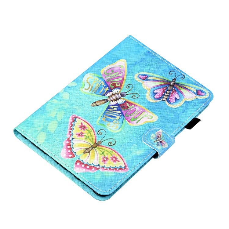 For iPad Pro 11 2024 Coloured Drawing Stitching Smart Leather Tablet Case(Colorful Butterflies) - iPad Pro 11 2024 Cases by PMC TechLife | Online Shopping South Africa | PMC TechLife | Buy Now Pay Later Mobicred