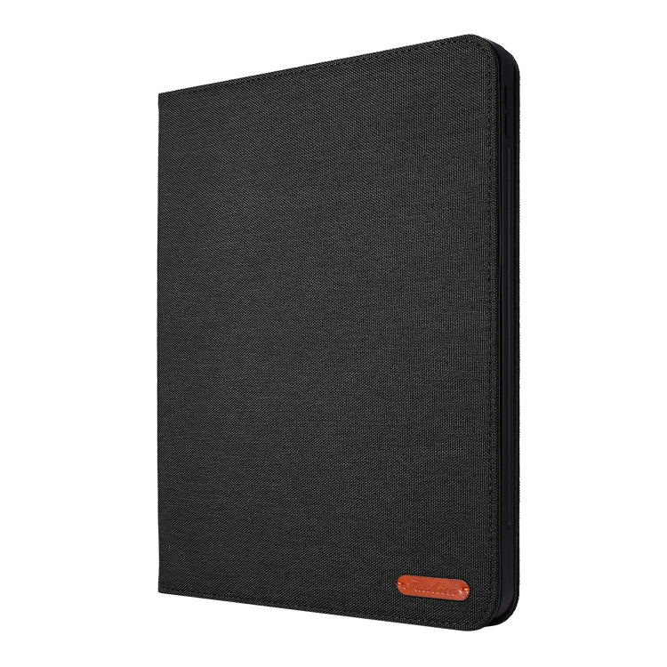 For iPad Pro 13 2024 Fabric Leather Tablet Case(Black) - iPad Pro 13 2024 Cases by PMC TechLife | Online Shopping South Africa | PMC TechLife | Buy Now Pay Later Mobicred