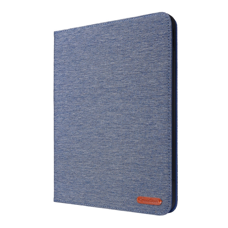 For iPad Pro 11 2024 Fabric Leather Tablet Case(Blue) - iPad Pro 11 2024 Cases by PMC TechLife | Online Shopping South Africa | PMC TechLife | Buy Now Pay Later Mobicred
