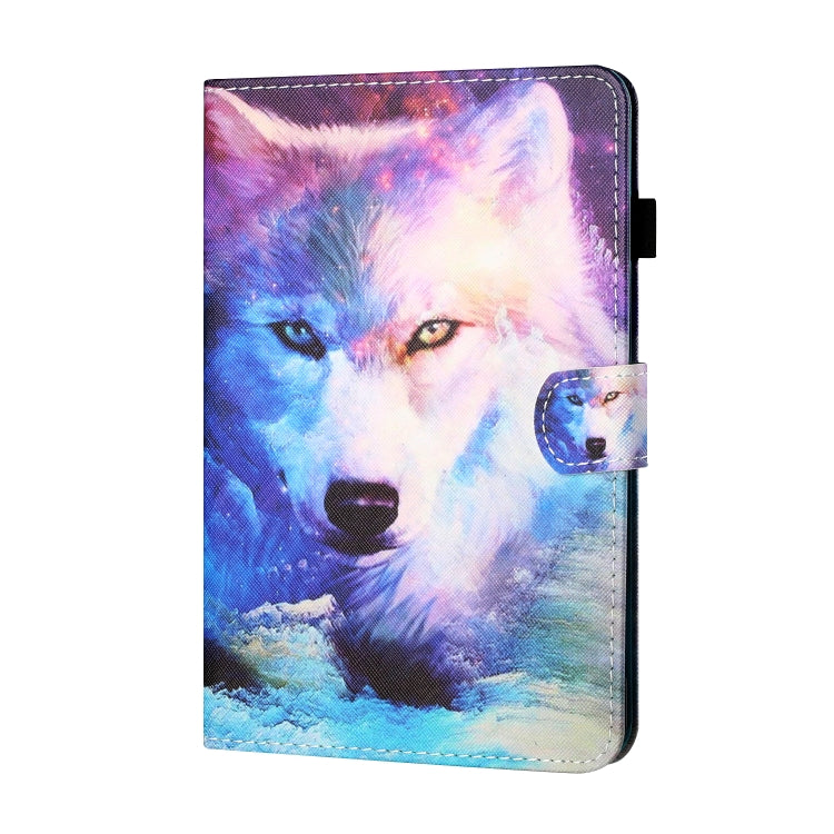 For iPad Pro 11 2024 Coloured Drawing Stitching Smart Leather Tablet Case(Wolf) - free shipping - PMC TechLife - Order now!