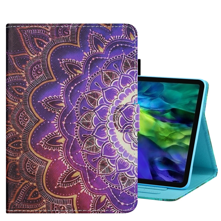 For iPad Pro 11 2024 Coloured Drawing Stitching Smart Leather Tablet Case(Mandala) - iPad Pro 11 2024 Cases by PMC TechLife | Online Shopping South Africa | PMC TechLife | Buy Now Pay Later Mobicred