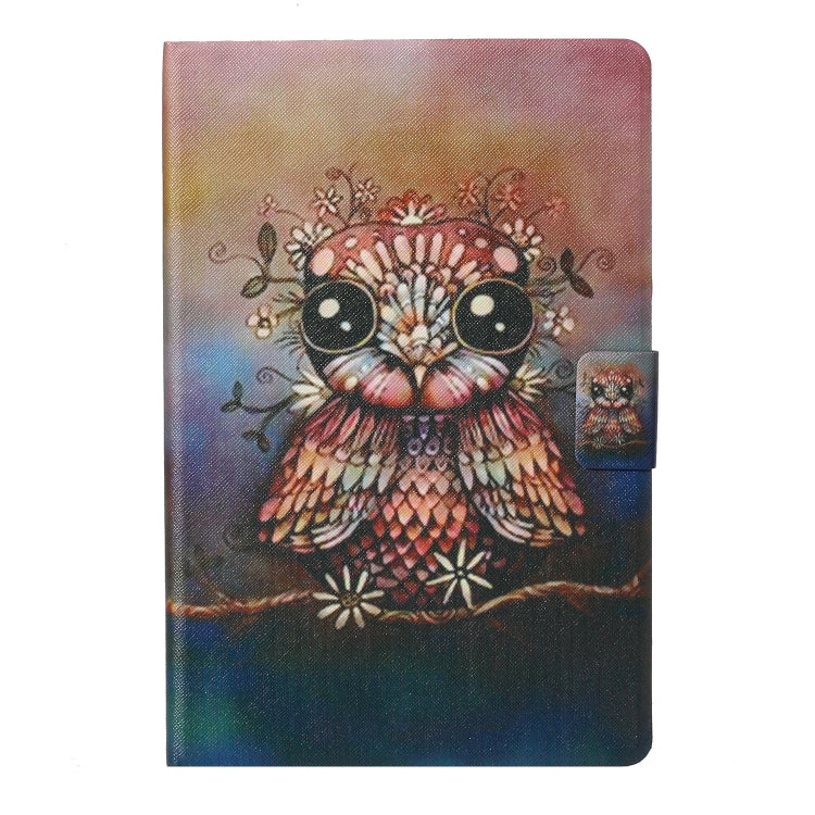 For iPad Pro 11 2024 Voltage Coloured Drawing Smart Leather Tablet Case(Owl) - iPad Pro 11 2024 Cases by PMC TechLife | Online Shopping South Africa | PMC TechLife | Buy Now Pay Later Mobicred