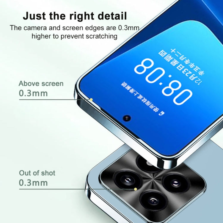 For Xiaomi Redmi K70 Pro AG Frosted Electroplating Acrylic Phone Case(Navy Blue)