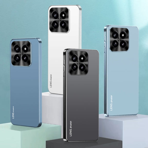 For Xiaomi Redmi K70 AG Frosted Electroplating Acrylic Phone Case(Silver White)