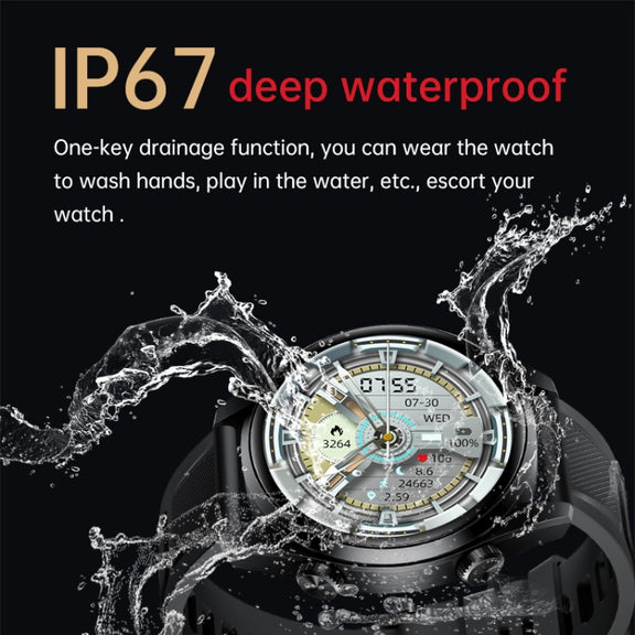 WS-11 1.43 inch IP67 Sport Smart Watch, Support Bluetooth Call / Sleep / Blood Oxygen / Heart Rate / Blood Pressure Health Monitor(Black)