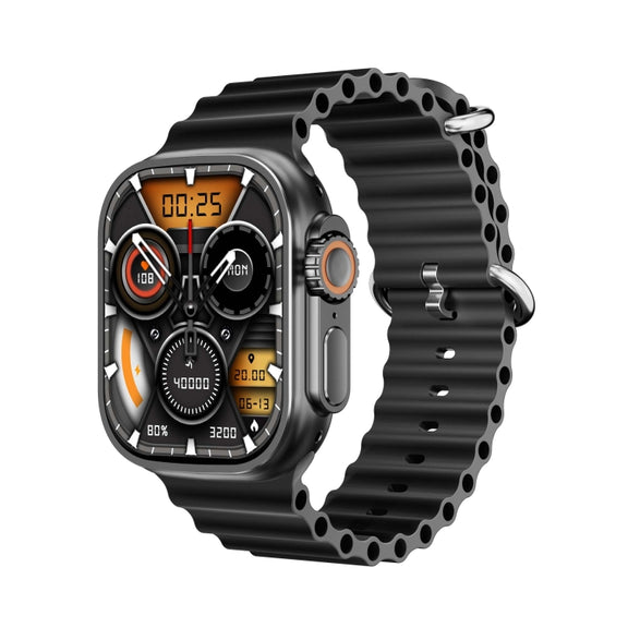 WS12 ULTRA 2 2.2 inch Sport Smart Watch, Support Payment Code / Bluetooth Call / Sleep / Blood Oxygen / Heart Rate / Blood Pressure Health Monitor(Black)