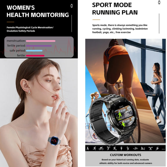 WS-20 1.43 inch IP67 Sport Smart Watch Support Bluetooth Call / Sleep / Blood Oxygen / Heart Rate / Blood Pressure Health Monitor, Silicone Strap(Silver)