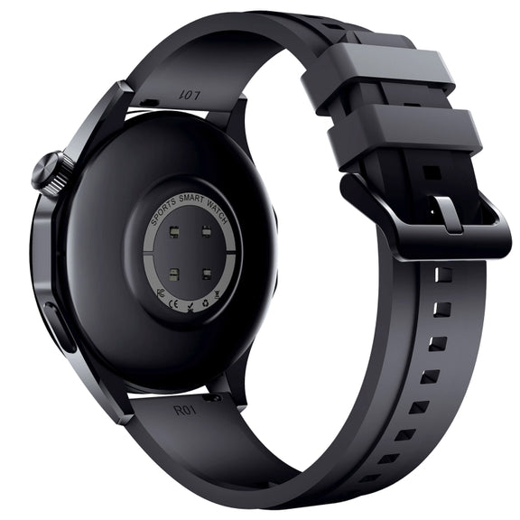 WS-26 1.52 inch IP67 Sport Smart Watch Support Bluetooth Call / Sleep / Blood Oxygen / Heart Rate / Blood Pressure Health Monitor, Silicone Strap(Black)