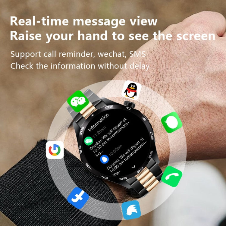 WS-26 1.52 inch IP67 Sport Smart Watch Support Bluetooth Call / Sleep / Blood Oxygen / Heart Rate / Blood Pressure Health Monitor, Leather Strap(Black) - Smart Watches by PMC TechLife | Online Shopping South Africa | PMC TechLife | Buy Now Pay Later Mobicred