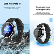 WS520 1.28 inch IP67 Sport Smart Watch, Support Bluetooth Call / Sleep / Blood Oxygen / Heart Rate / Blood Pressure Health Monitor(Gold+Orange)