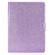 For iPad Pro 11 2024 Varnish Glitter Powder Smart Leather Tablet Case(Purple)