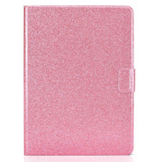 For iPad Pro 11 2024 Varnish Glitter Powder Smart Leather Tablet Case(Pink)