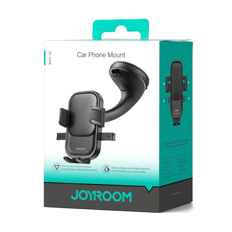 JOYROOM JR-OK6 Car Windshield Phone Holder(Black) - free shipping - PMC TechLife - Order now!