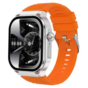 G40S 2.06 inch IP67 BT5.2 Sport Smart Watch, Support Bluetooth Call / Sleep / Blood Oxygen / Heart Rate / Blood Pressure Health Monitor(Orange)