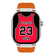 G40S 2.06 inch IP67 BT5.2 Sport Smart Watch, Support Bluetooth Call / Sleep / Blood Oxygen / Heart Rate / Blood Pressure Health Monitor(Orange)