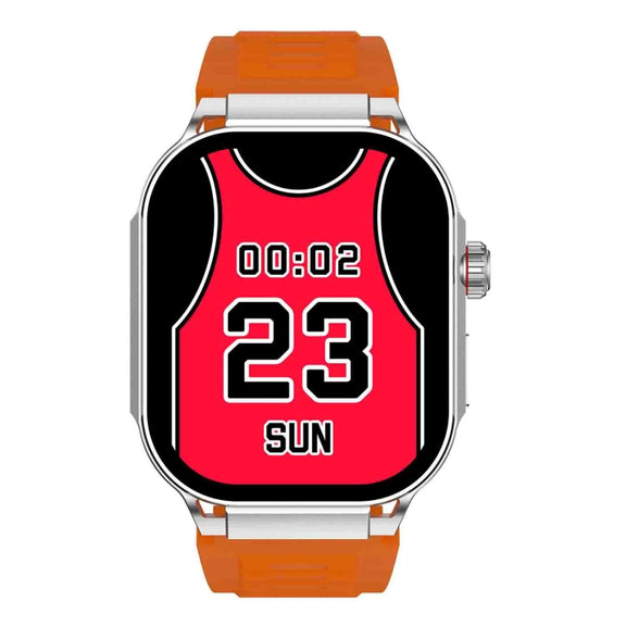 G40S 2.06 inch IP67 BT5.2 Sport Smart Watch, Support Bluetooth Call / Sleep / Blood Oxygen / Heart Rate / Blood Pressure Health Monitor(Orange)