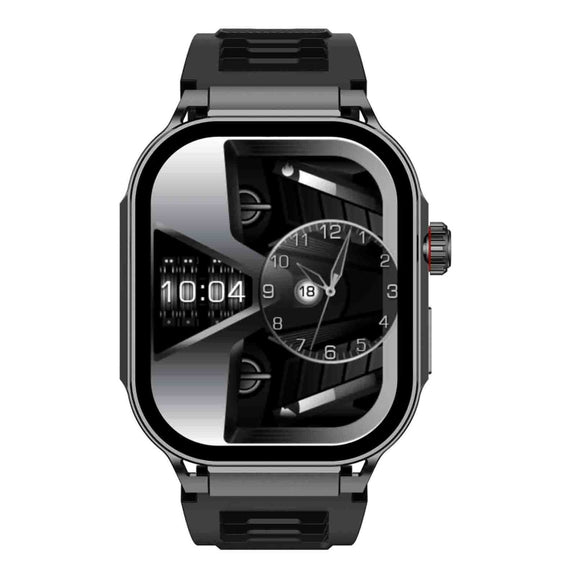 G40S 2.06 inch IP67 BT5.2 Sport Smart Watch, Support Bluetooth Call / Sleep / Blood Oxygen / Heart Rate / Blood Pressure Health Monitor(Black)