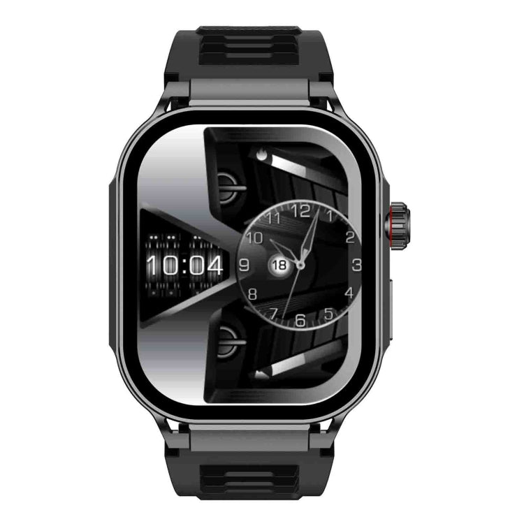 G40S 2.06 inch IP67 BT5.2 Sport Smart Watch, Support Bluetooth Call / Sleep / Blood Oxygen / Heart Rate / Blood Pressure Health Monitor(Black)