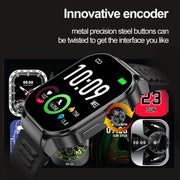 G40S 2.06 inch IP67 BT5.2 Sport Smart Watch, Support Bluetooth Call / Sleep / Blood Oxygen / Heart Rate / Blood Pressure Health Monitor(Orange)
