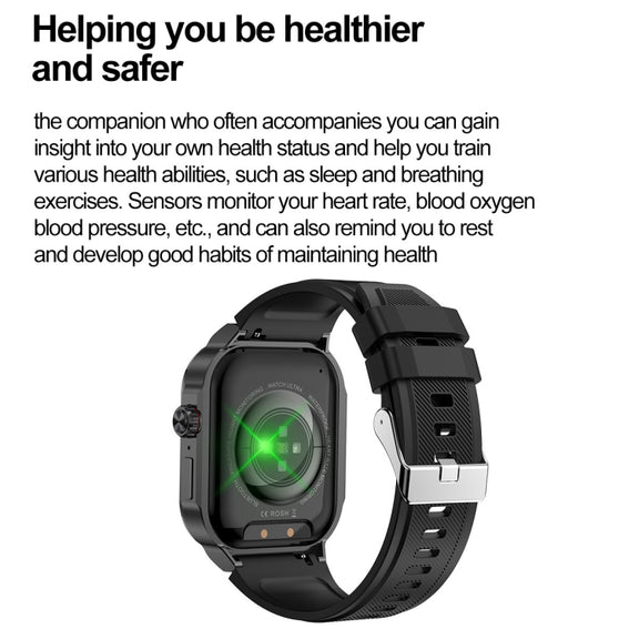 G40S 2.06 inch IP67 BT5.2 Sport Smart Watch, Support Bluetooth Call / Sleep / Blood Oxygen / Heart Rate / Blood Pressure Health Monitor(Orange)