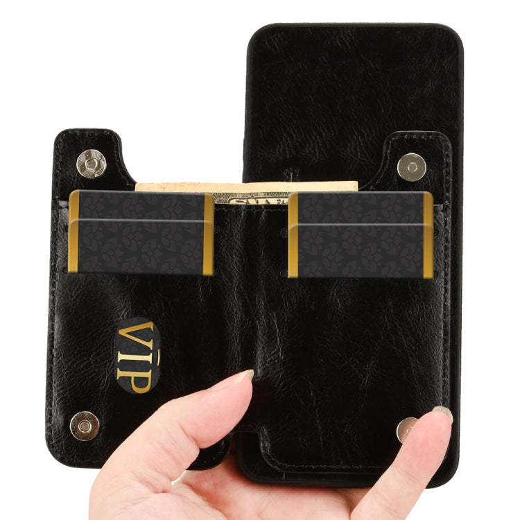 For Huawei Pura 70 Cow Pattern Sewing Card Bag Phone Case(Black)