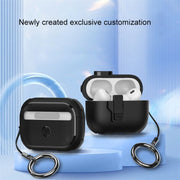 For AirPods Pro 2 Mechanical Switch Lock Bluetooth Earphone Protective Case(Yellow)