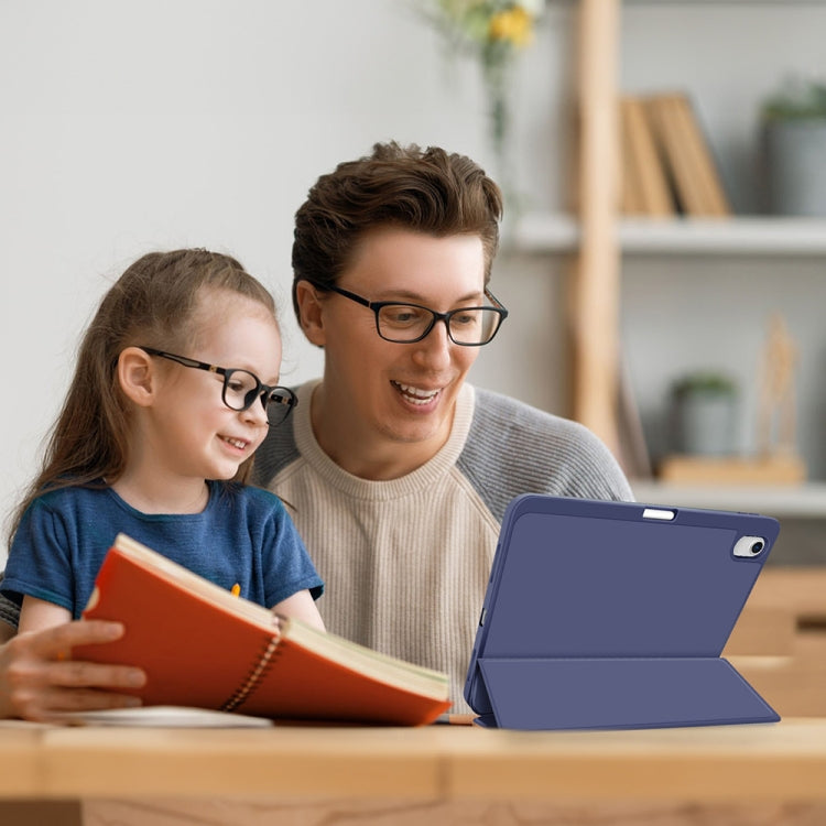 For iPad Air 11 2024 3-fold TPU Smart Leather Tablet Case with Pen Slot(Royal Blue) - iPad Air 11 2024 Cases by PMC TechLife | Online Shopping South Africa | PMC TechLife | Buy Now Pay Later Mobicred