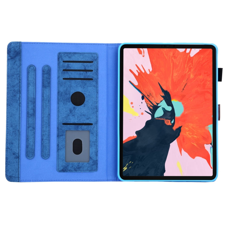 For iPad Pro 11 2024 Cloth Texture Leather Tablet Case(Blue) - iPad Pro 11 2024 Cases by PMC TechLife | Online Shopping South Africa | PMC TechLife | Buy Now Pay Later Mobicred