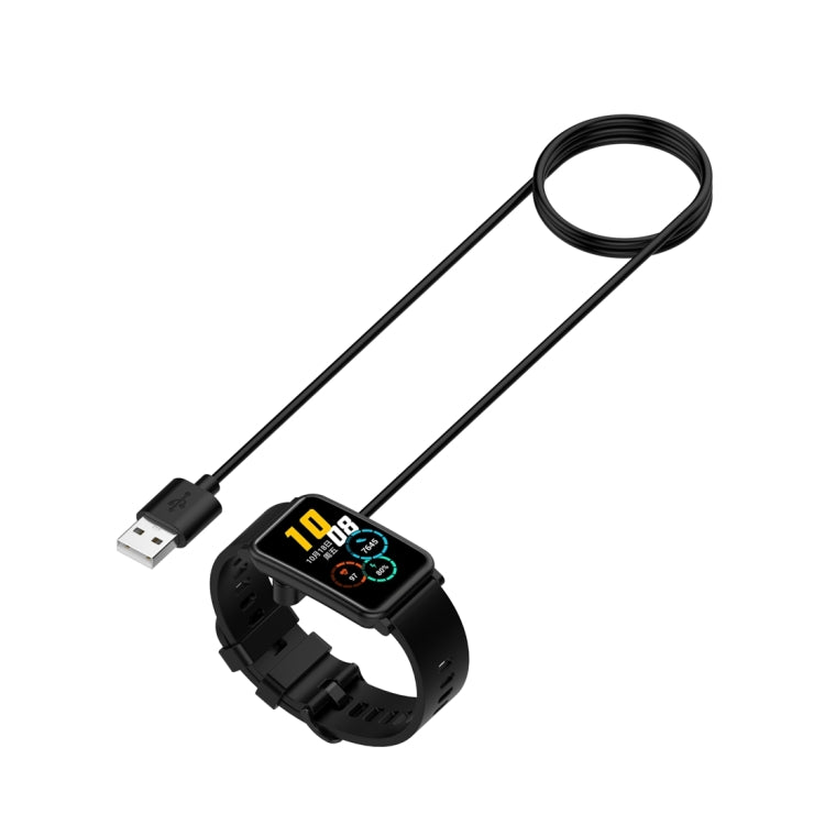For Huawei Watch Fit3 / Honor Choice Haylou Watch USB Port Watch Charging Cable, Without Chip(Black)