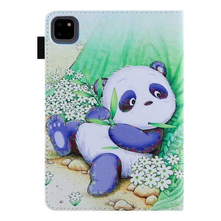 For iPad Pro 11 2024 Colored Drawing Leather Smart Tablet Case(Cute Panda) - free shipping - PMC TechLife - Order now!