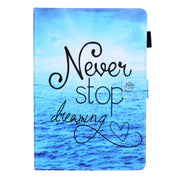 For iPad Pro 11 2024 Colored Drawing Leather Smart Tablet Case(Never Stop)