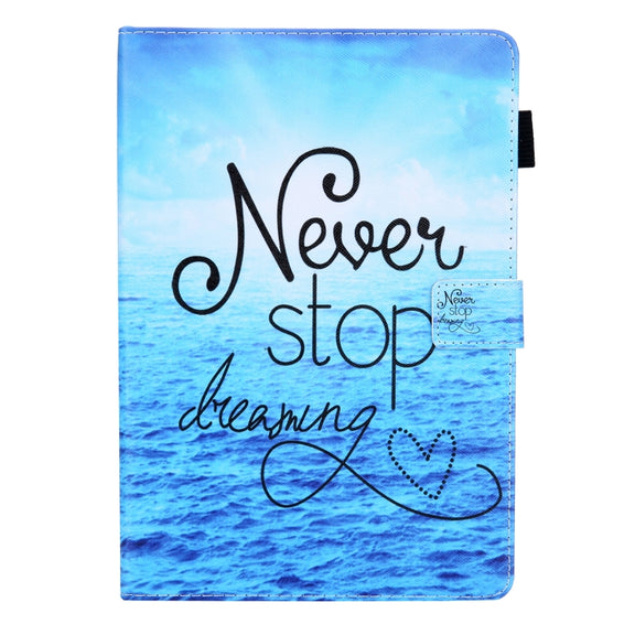 For iPad Pro 11 2024 Colored Drawing Leather Smart Tablet Case(Never Stop)